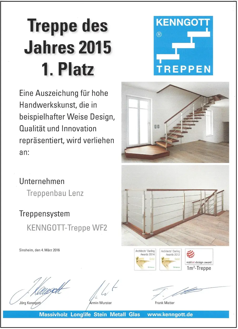 Treppe des Jahres 2015 - 1. Platz